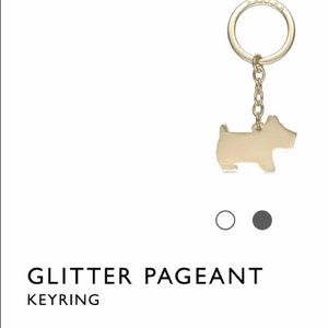 RADLEY LONDON Accessories - NWT Radley London Glitter Pageant Key Ring RADLEY LONDON Accessories - NWT Radley London Glitter Pageant Key Ring
